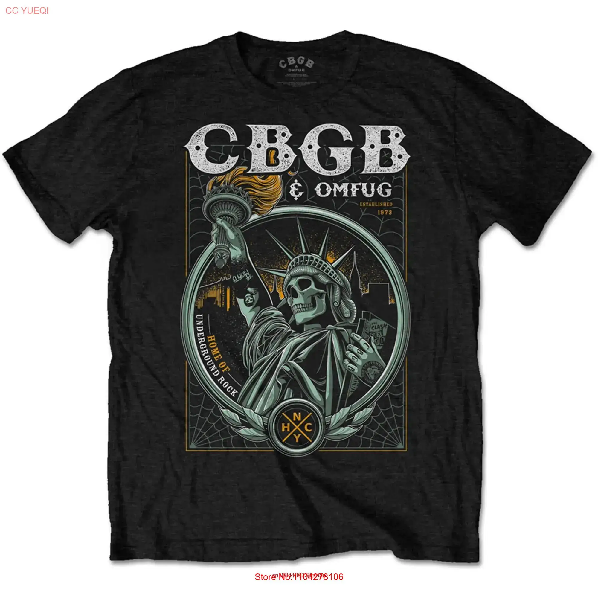 CBGB Liberty T Shirt long or short sleeves