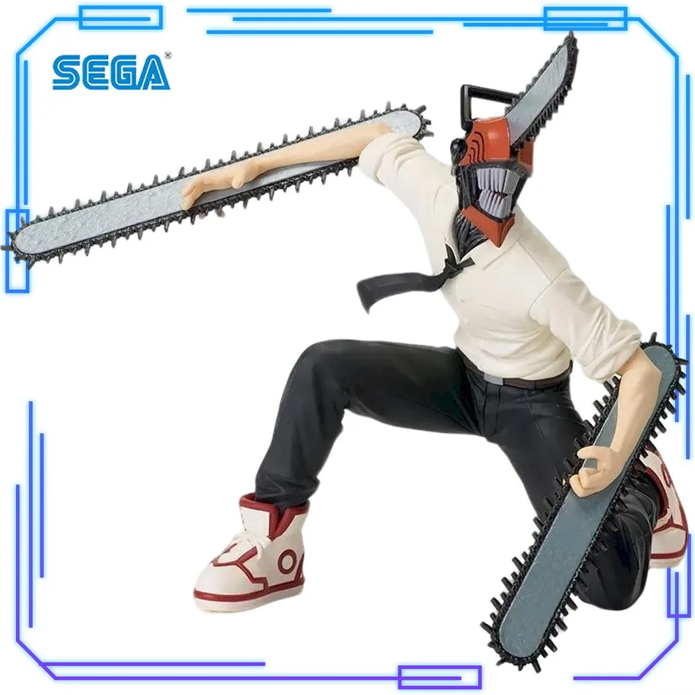

В наличии SEGA, оригинальная фигурка PM Chokonose, аниме, человек с бензопилой Denji, 13 см, коллекционная модель игрушки, фигурка премиум-класса, рождественский подарок
