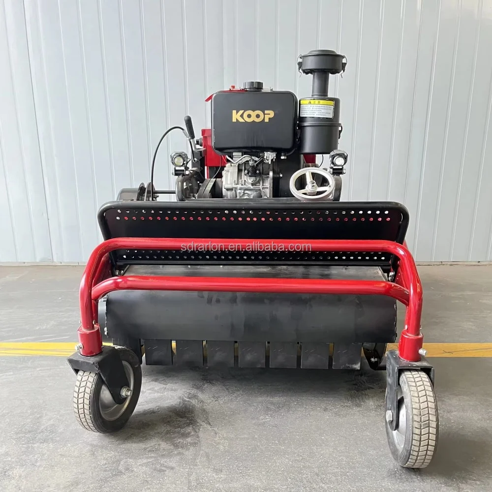 Automated Electric Weed Cleaning Machinery Wheeled Remote Control Lawn Mower Ai Smart Home Grass Chopper