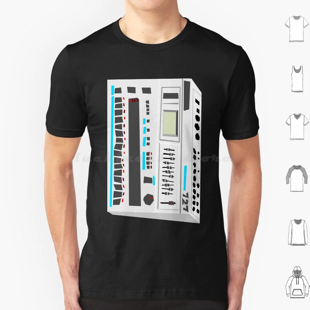 Tr-727 T Shirt Cotton Men Women DIY Print Roland Drum Machine Techno Hiphop Instrument Music Dance Synth