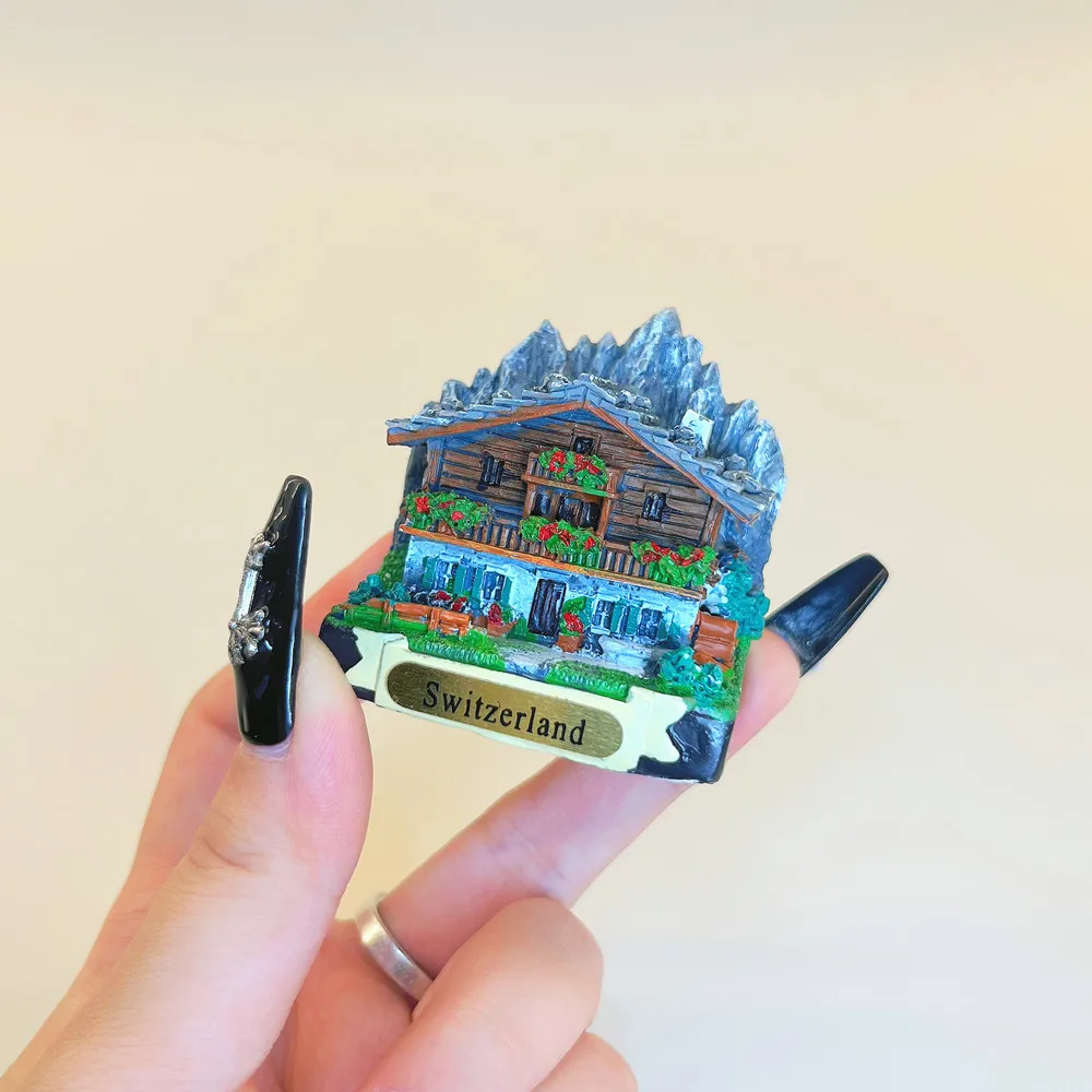 Resin World Landmark Mini Building Model Travel Souvenir Desktop Ornament Home Decor