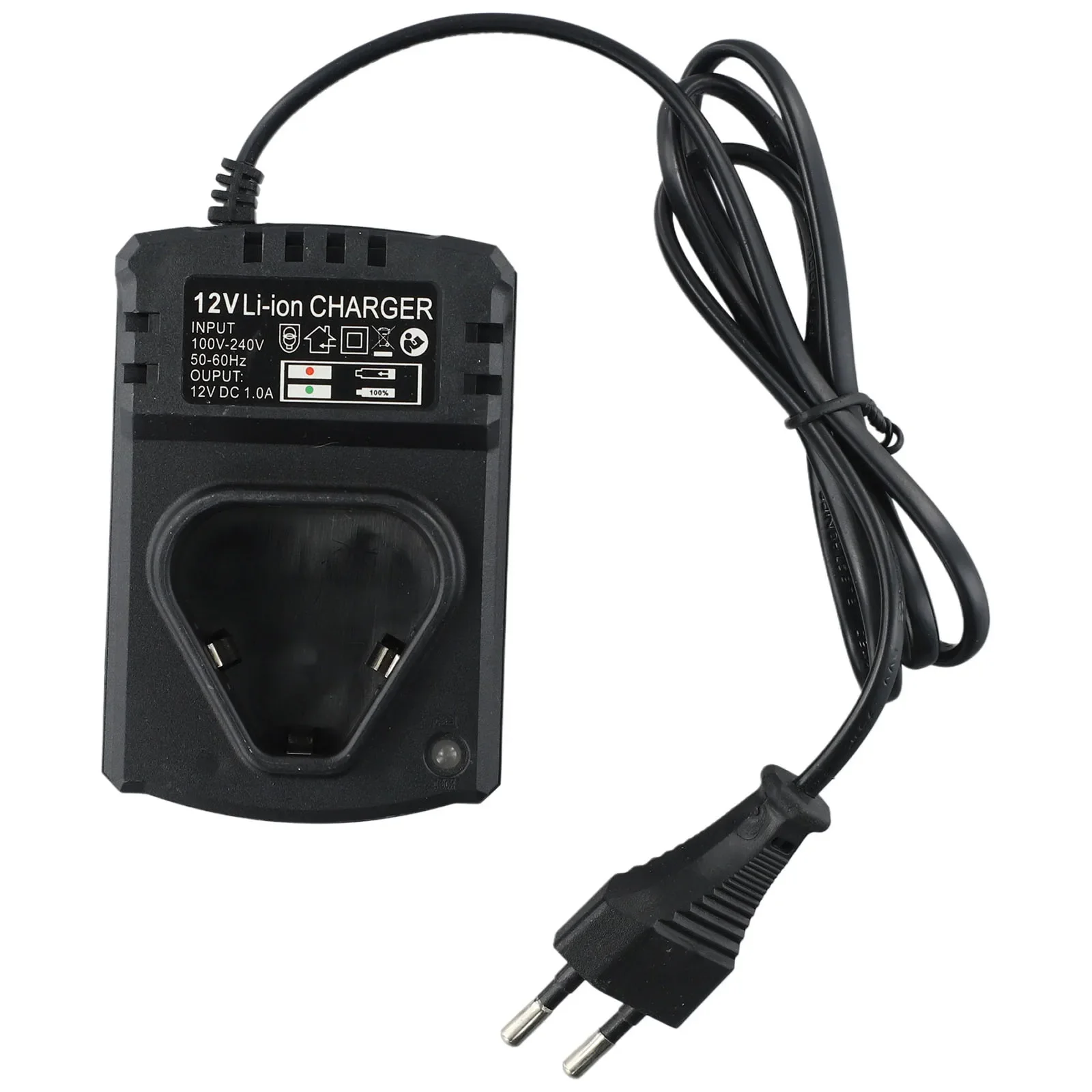 Cargador de taladro eléctrico Universal, accesorio recargable de iones de litio, 12V, CC, 110-240V, EE. UU./UE, 1 unidad