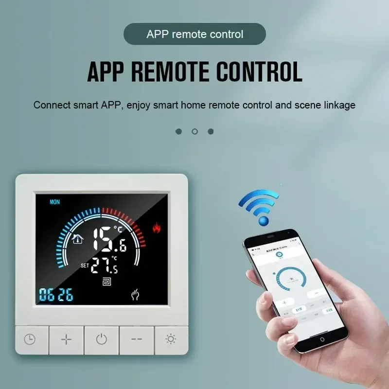 

ZEXEF умный термостат Tuya Wi-Fi/Zigbee электрическое отопление напольный газовый котел домашний регулятор температуры работает с Alexa Google