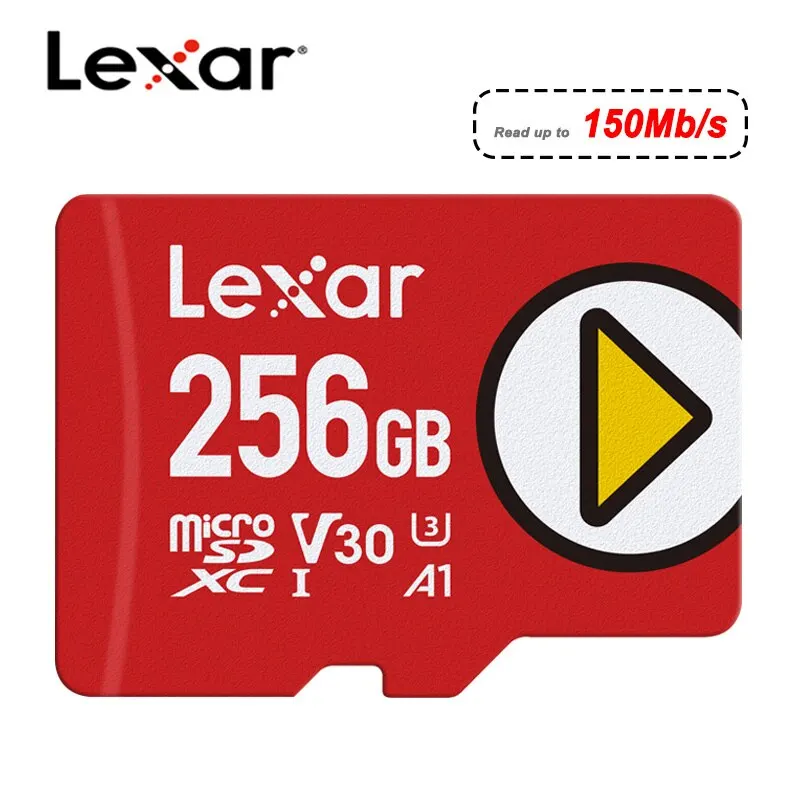 Lexar-tarjeta de memoria para juegos Switch, Microsd U1, U3, 4K, V10, V30, 128GB, 256GB, 512GB, 1TB, TF