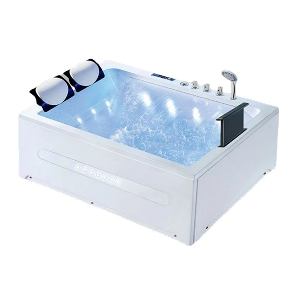 Massaging Tub 1700mm Fiberglass Whirlpool Bathtub Acrylic Hydromassage TV Surfing for NS3101A