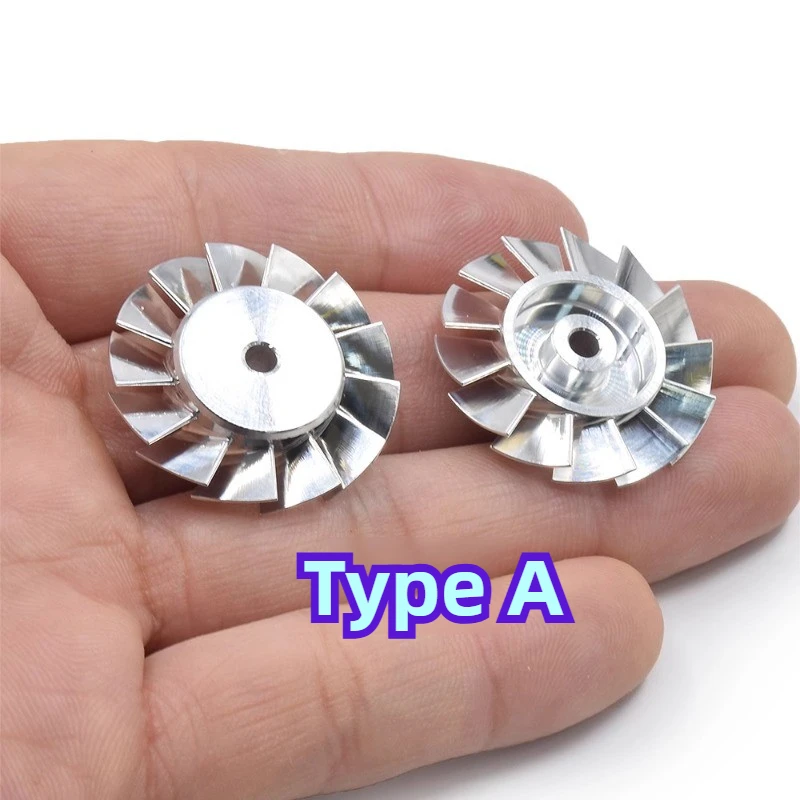 5pcs 27mm CNC Aluminum Impeller High Speed 100K RPM Brushless Ducted Fan Blade - High Precision Durable
