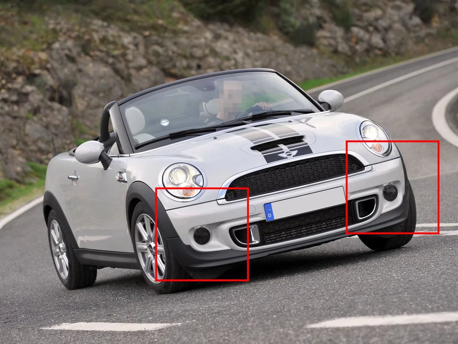 Für Mini Cooper R56 R57 Clubman R55 R58 R59 Front Nebel Tagfahrlicht Keine Glühbirnen L+R