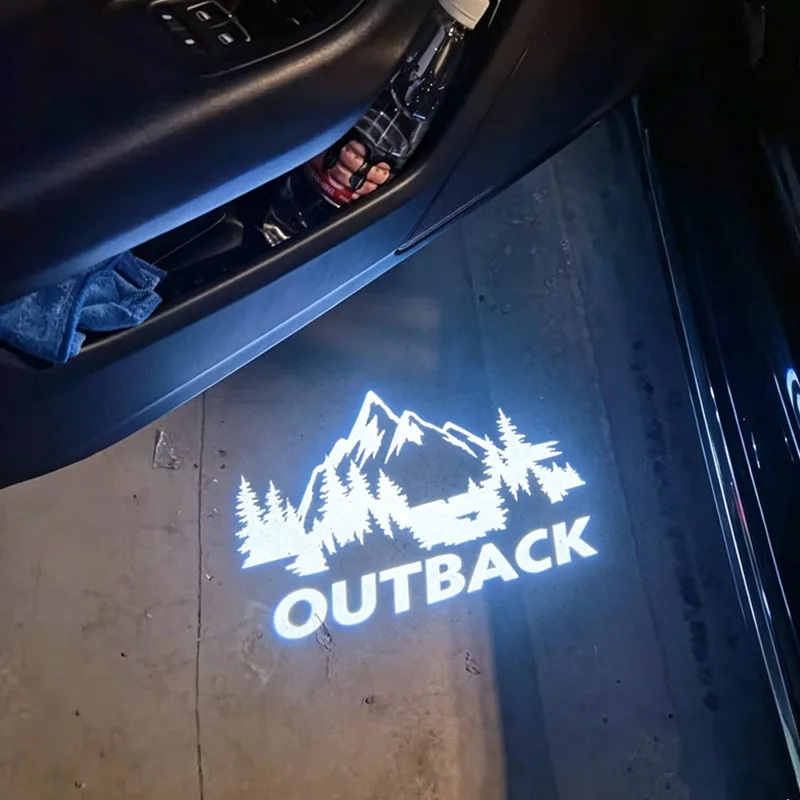 Led Car Door Welcome Projector Logo Ghost Shadow Night Light For Subaru Outback 2012-2024 - view 3
