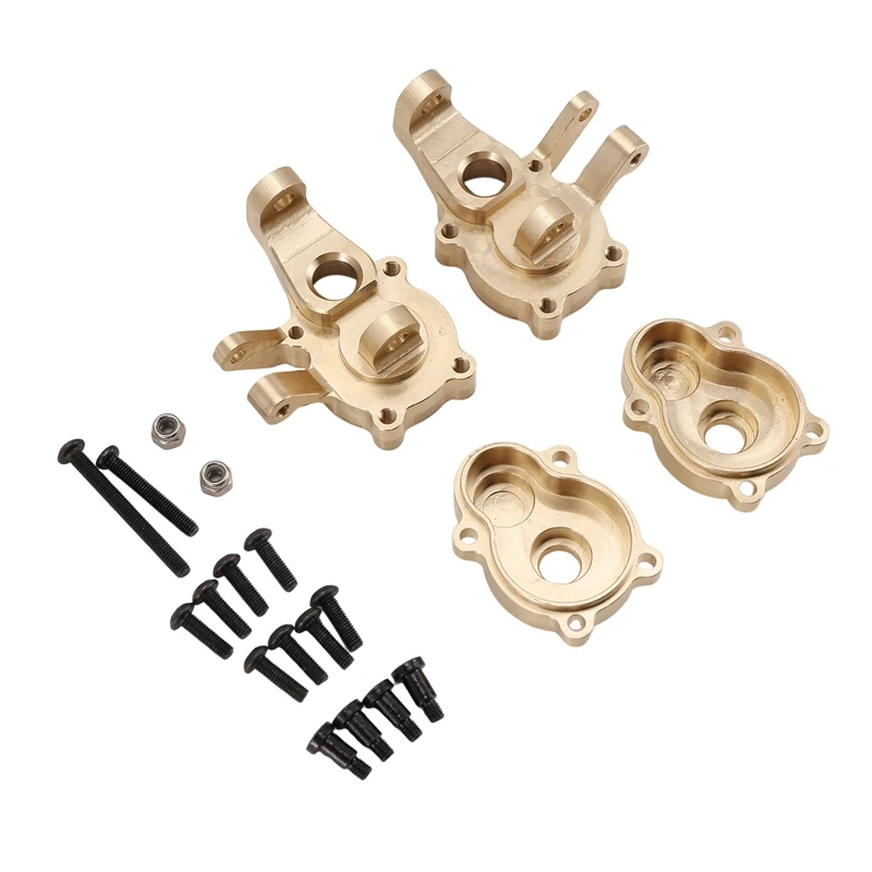 RC Car Upgrade Brass Front Steering Cup Kit For MJX H8H 1/10 YK4102 YK4103 YK4104 YK4106 YK4082 RC Car Upgrade Part