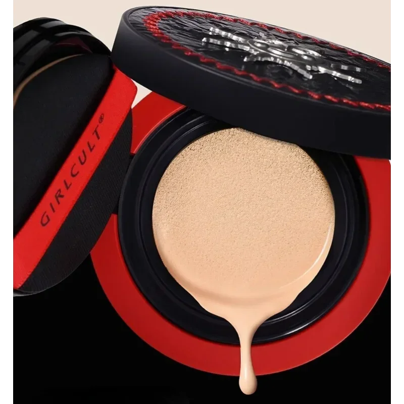 

Girlcult Air Cushion Foundation Lightweight Waterproof Concealer Long-lasting Oil-control Invisible Pores Face Makeup Cosmetics