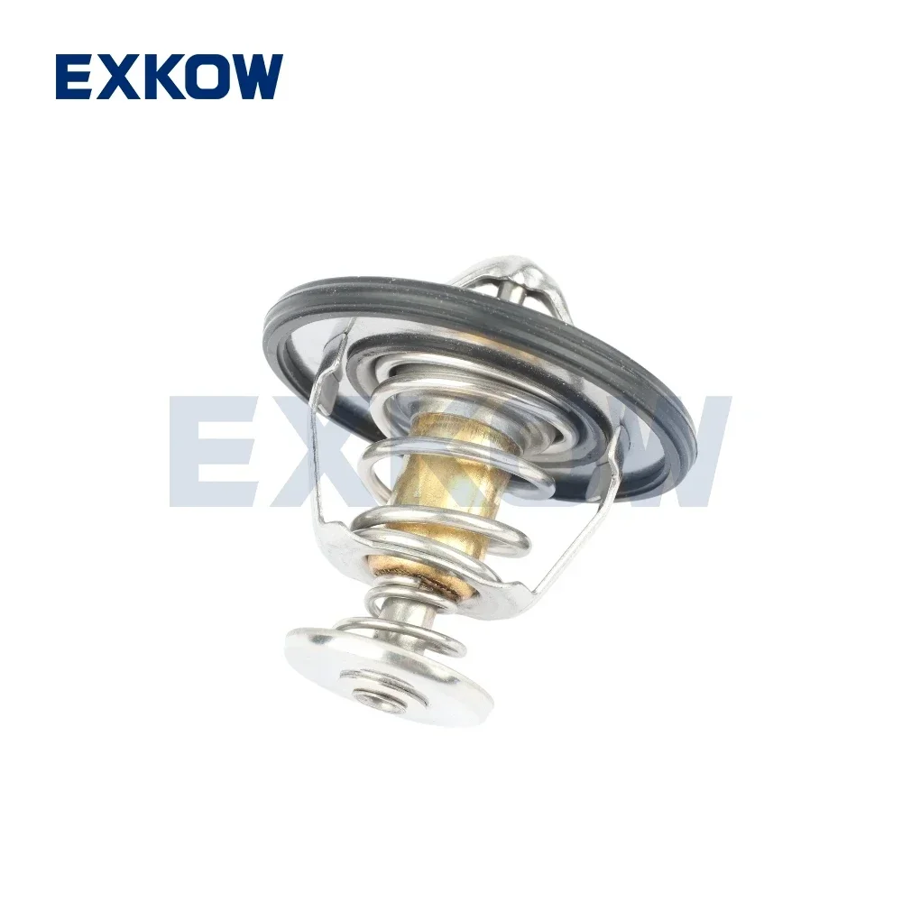 طقم ترموستات 76.5 ℃   لميتسوبيشي 4M40 4M41 ناتيفا K97W باجيرو مونتيرو V26 V36 V66W V76 V78W L200 K76T K66T ME 191593   لي 190303
