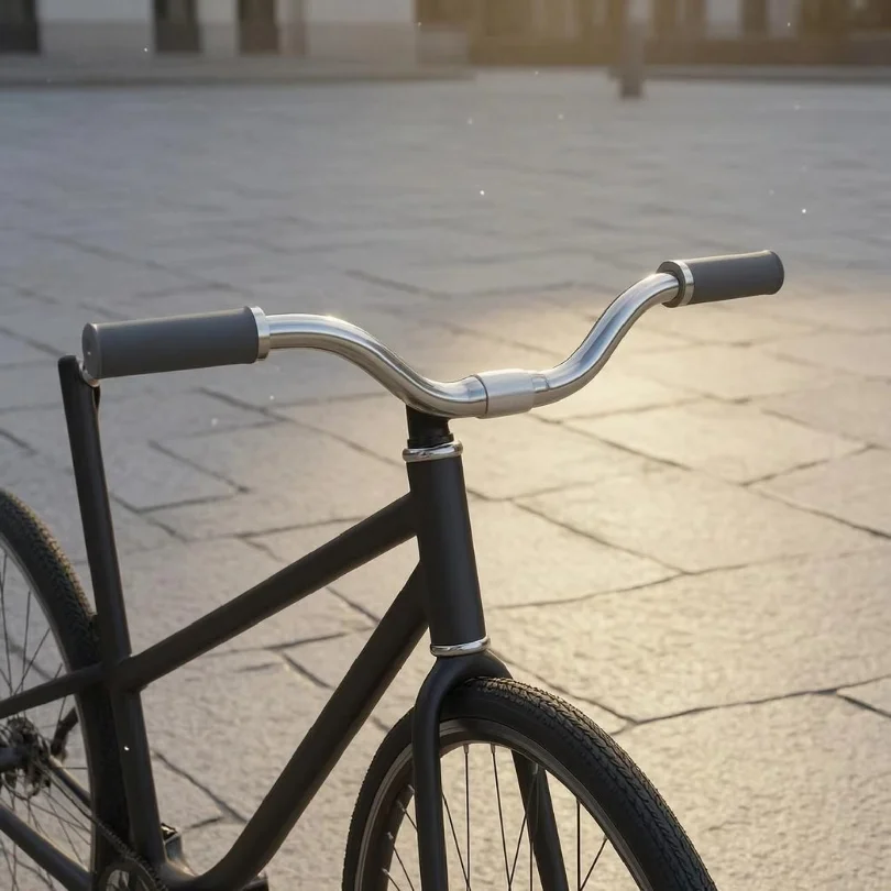 Aluminum Alloy Mountain Bike Handlebar Silver MTB Bicycle Riser Bar Lightweight Durable Smooth Finish Cycling Accessories Parts