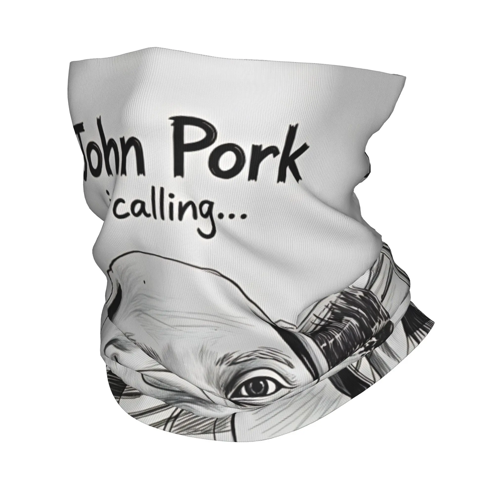 Outdoor Sport Balaclava John Pork Calling Cycling Mask Breathable Brainrot Meme Face Cover Mask y2k Cool Riding Scarf Bandana