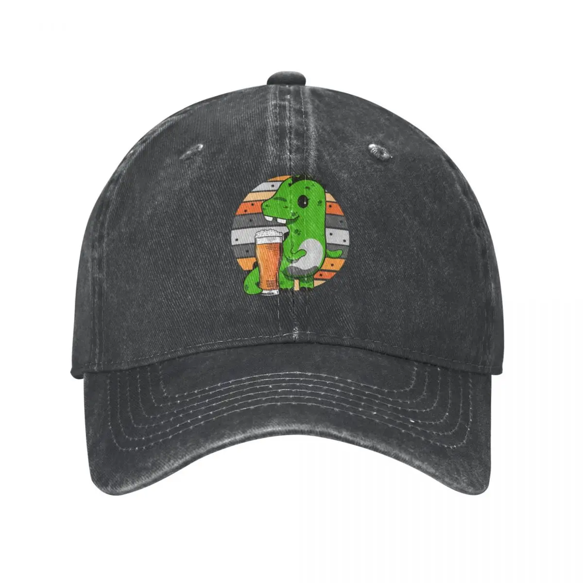 

Beer Loving Dinosaur SaurusCap Cowboy Hat streetwear luxury woman cap Men's