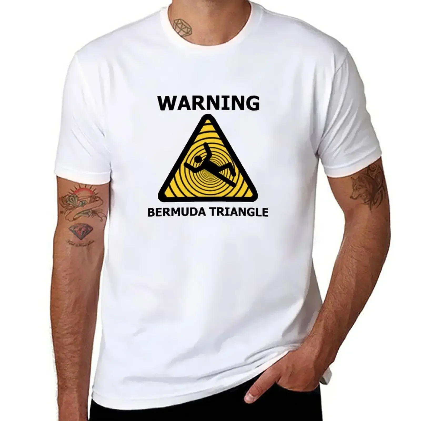 Bermuda Triangle T-Shirt quick-drying customs design your own blanks t shirt for men