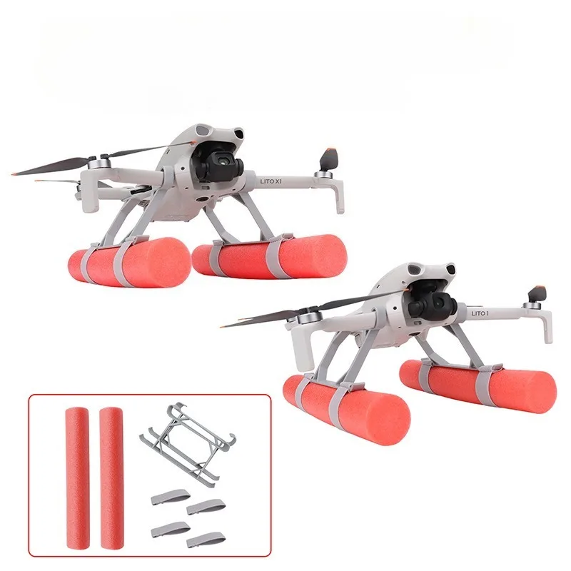 Landing Skid Float Kit Expansion For DJI Lito1 X1 Drone Water Landing Gear On Water Training Gear Accessories