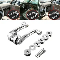 Manivela Manual Universal de aleación de aluminio para coche, accesorios de repuesto para ventana, 2 unidades por juego