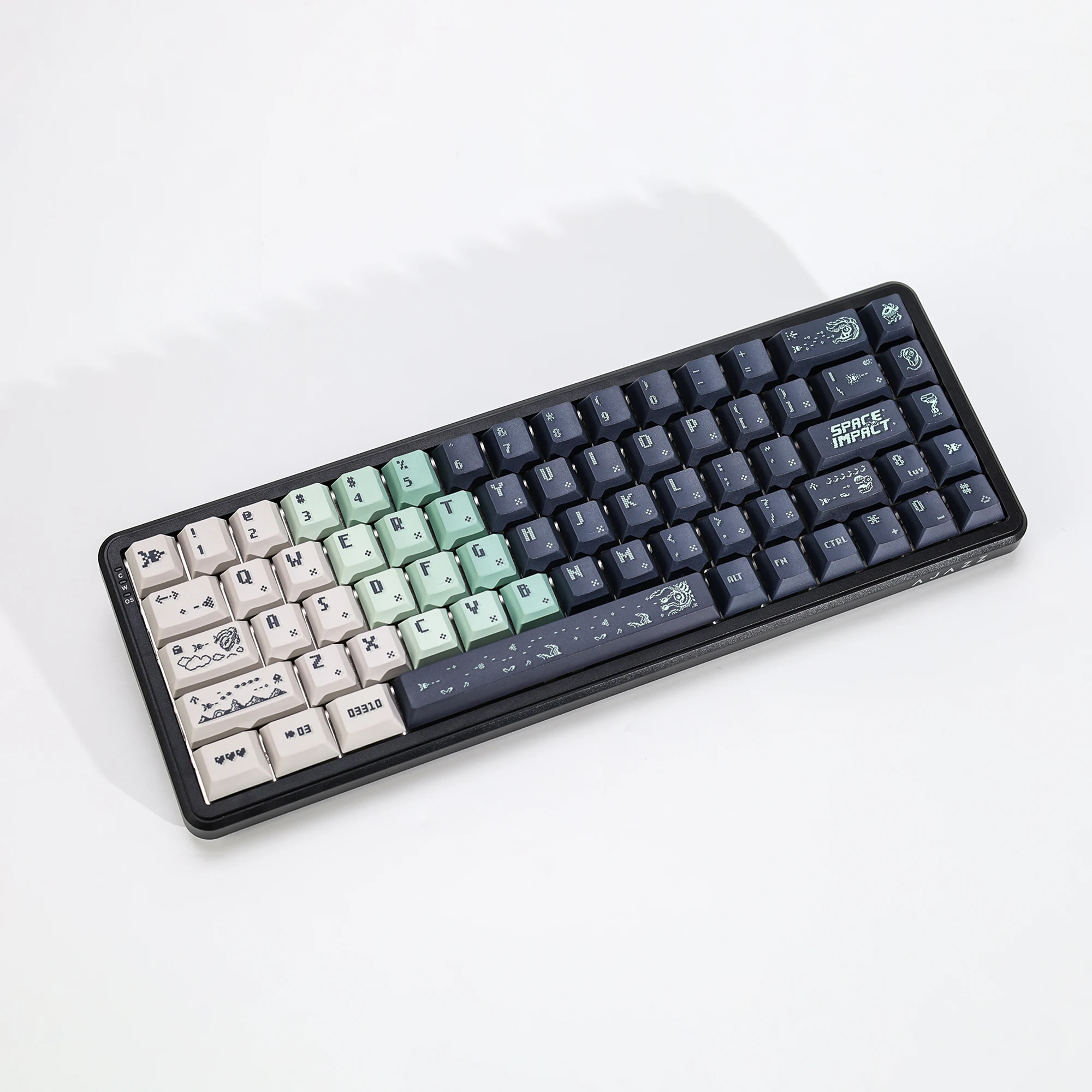KBDiy Space Impact Keycaps Retro Cherry Profile Alice PBT 7u Keycap Custom für MX Magnetic Switch Gaming Mechanical Keyboard KIT – Detail 6