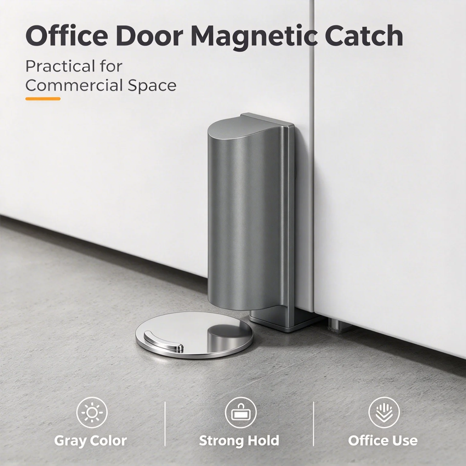 Multi‑Scene Magnetic Door Stopper Prevents Slamming Protect Door And Wall Surfaces Reliable Hardware For Different Door Material
