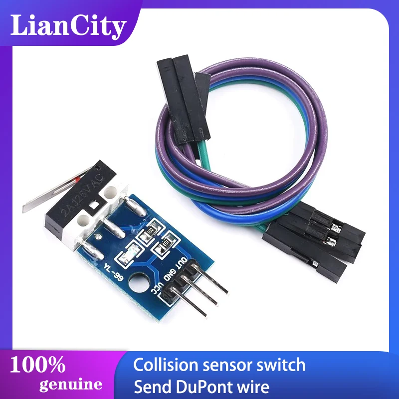

LianCity Electronic bricksQ89Collision Switch Single Chip Microcomputer Module Limit Sensor Switch Robot （Includes）