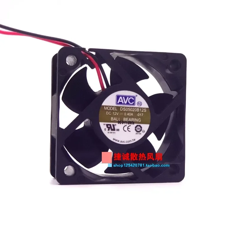 New Original AVC DS05020B12S 12V 0.40A 5020 5CM Double Ball Bearing High Airflow Fan for Computer Cooling