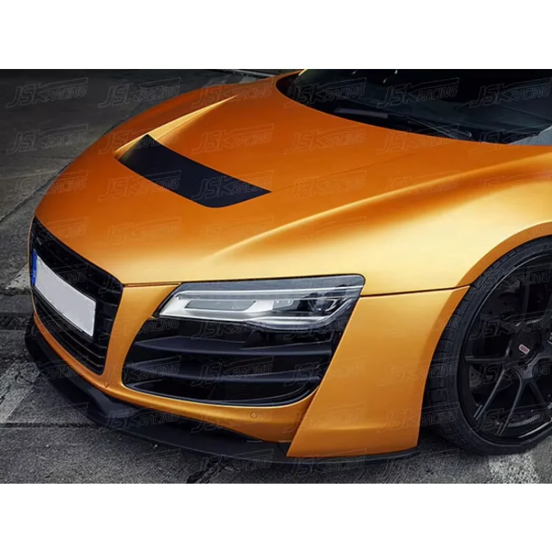 PRI-DESIGN STYLE GLASS FIBER FRP FRONT BUMPER BODY KIT FOR 2008-2015 AUDI R8 V8 V10