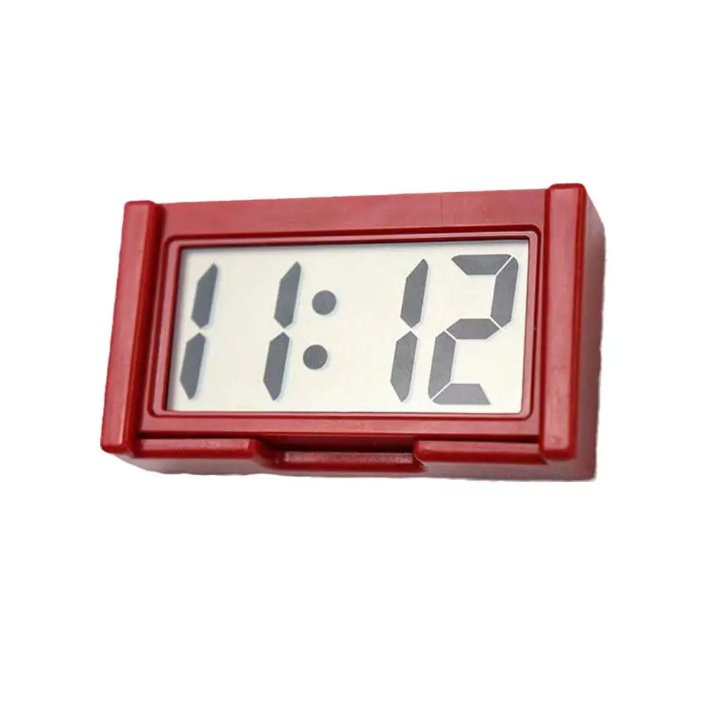 Mini horloge de voiture Exqusite, tableau Prada, auto-adhésif, simple, électronique, haute qualité, cadeau, J5M6