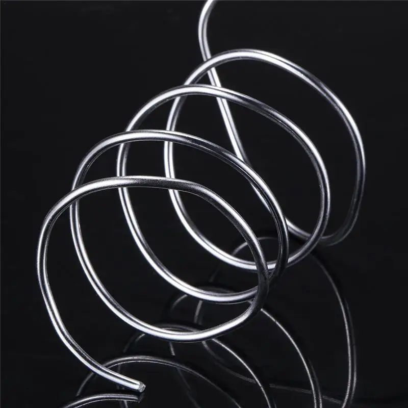 Aluminum Wire 1mm 1.5mm 2mm Metal Craft Wire Bendable Flexible Craft Metal Wire for Jewelry Making Beading Floral