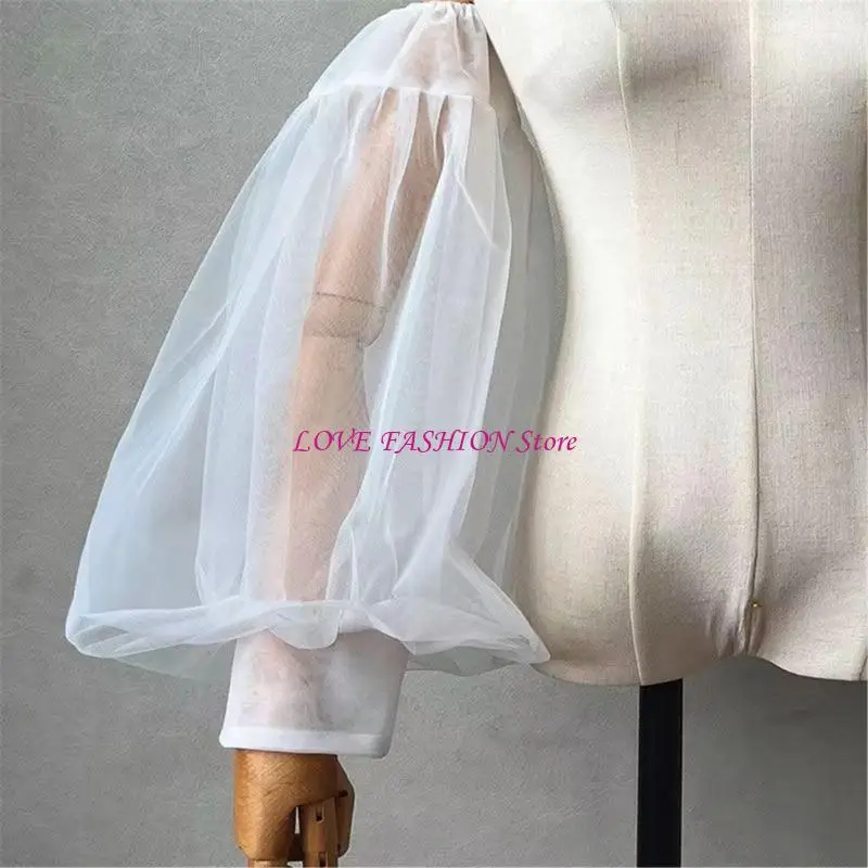 الأكمام ذراع الزفاف التنفس قمادة خفيفة الوزن للعرائس مريحة تناسب Y166