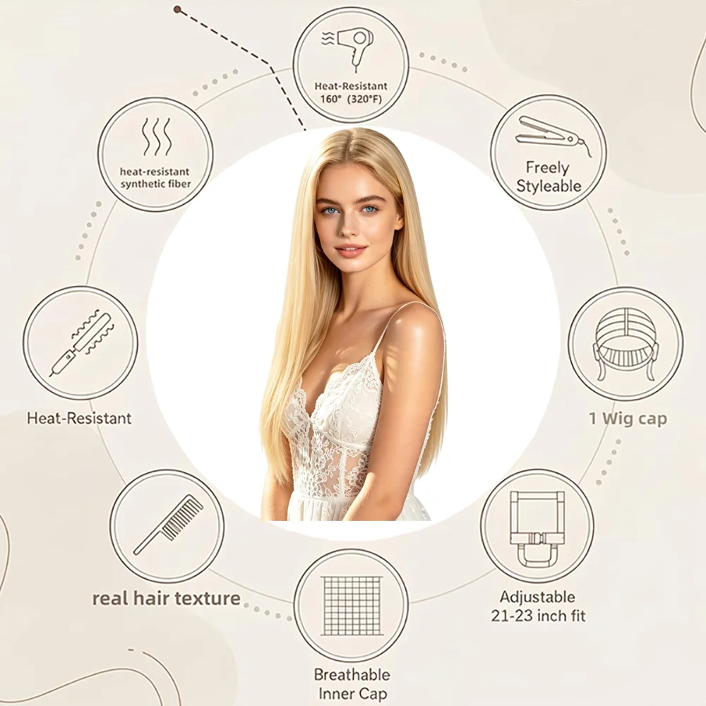 13x4-hd-lace-front-wig-613-blonde-long-straight-natural-hairline-heat-resistant-synthetic-wig-for-women-daily-party-cosplay