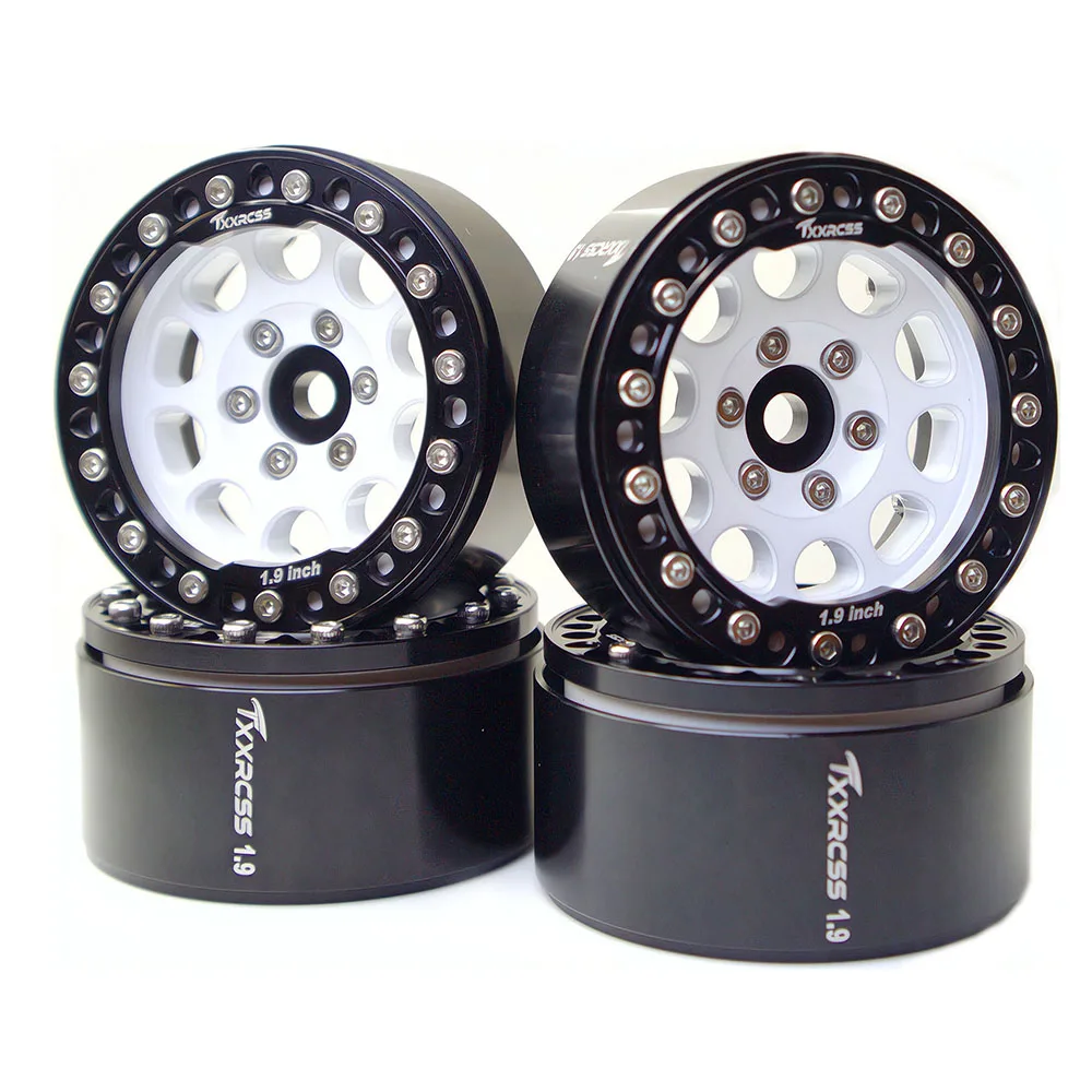 

Колесные диски TxXrcss RC 1.9 дюйма с бедлоком, шестигранные, 12 мм, алюминиевые, для радиоуправляемых краулеров TRX4 SCX10 Gen8 1/10, для тюнинга
