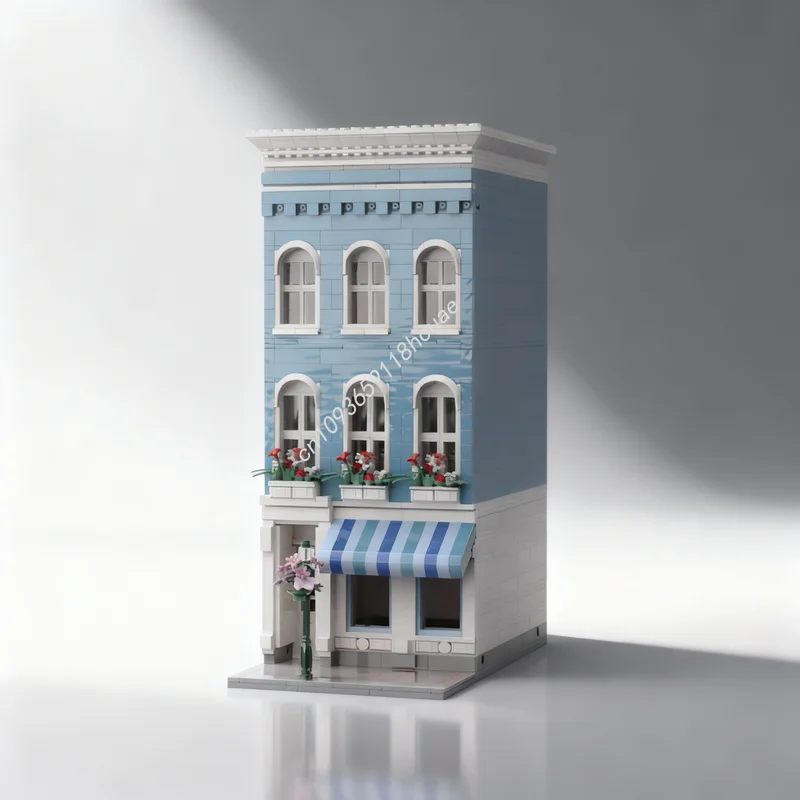 

1315pcs MOC Disneieny Magic Kingom Main Street Bakery 1 Model Building Blocks Construction Christmas Gifts Toy Education Brick