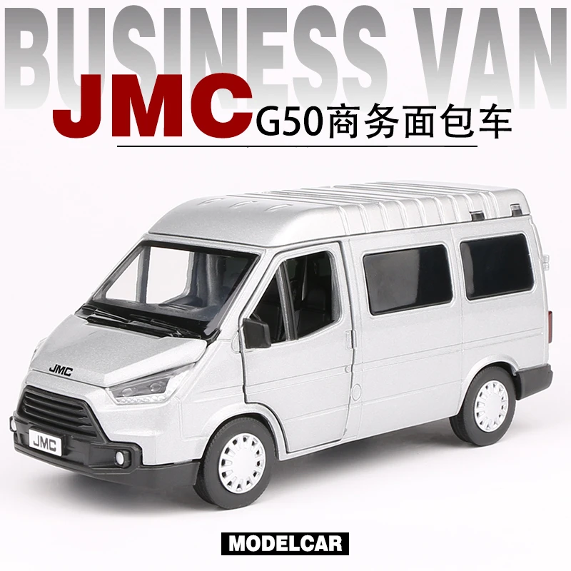 1/32 JMC MPV lega Business VAN modello di auto Diecasts veicoli giocattolo in metallo modello di auto simulazione collezione di luci sonore giocattolo per bambini regalo