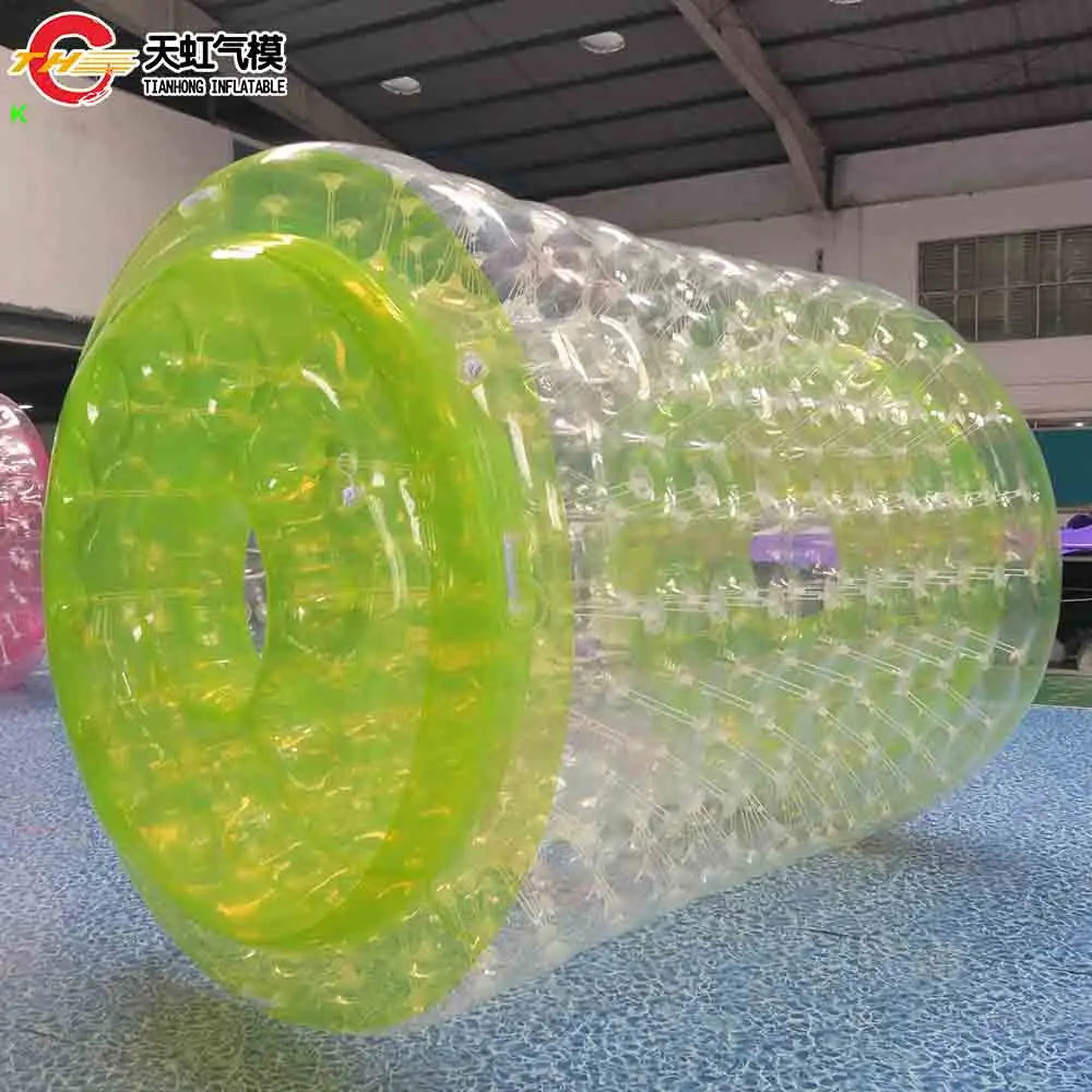 التجارية دائم 2 متر/2.5 متر العملاق نفخ عجلة المياه الأسطوانة حمام سباحة تعويم ألعاب المتداول الإنسان للحدائق المائية في الهواء الطلق