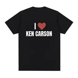 I Love Ken Carson T Shirts Men Women Fashion Hip Hop T-Shirt 100% Cotton Casual Cozy Oversized Short Sleeve T-shirts Streetwear