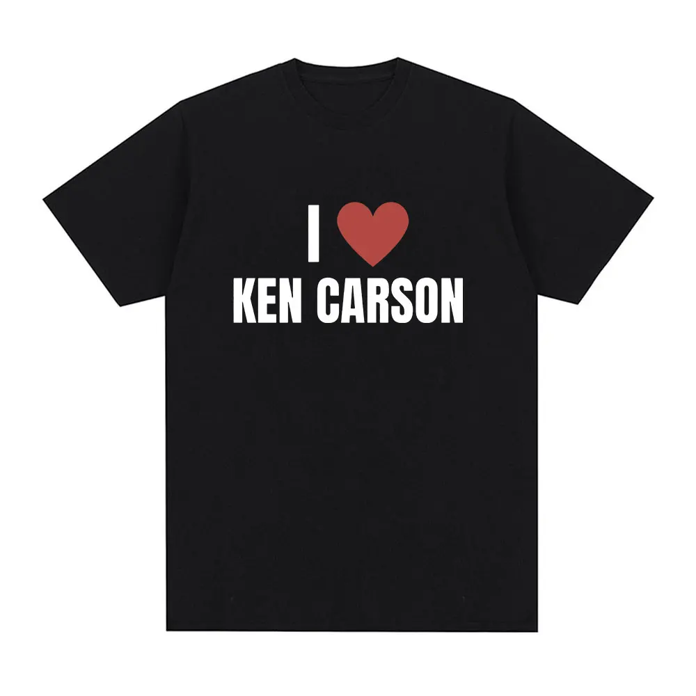 I Love Ken Carson T Shirts Men Women Fashion Hip Hop T-Shirt 100% Cotton Casual Cozy Oversized Short Sleeve T-shirts Streetwear