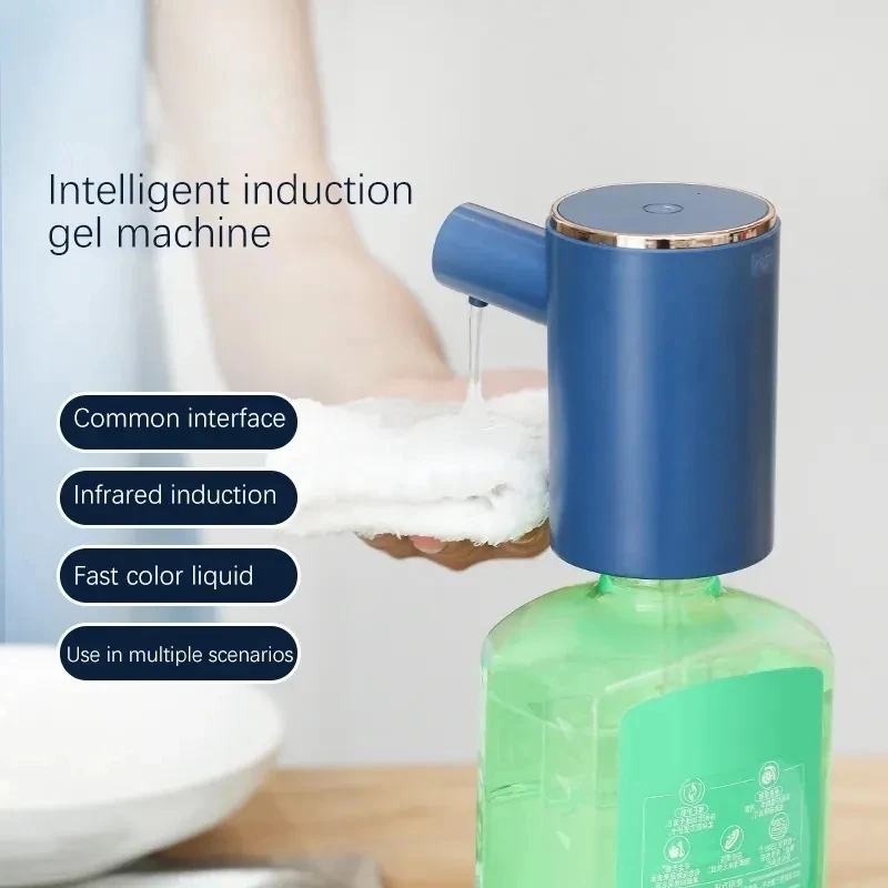 Máquina de Gel de inducción inteligente, dispensador automático de jabón líquido, sin contacto, para cocina y baño, novedad