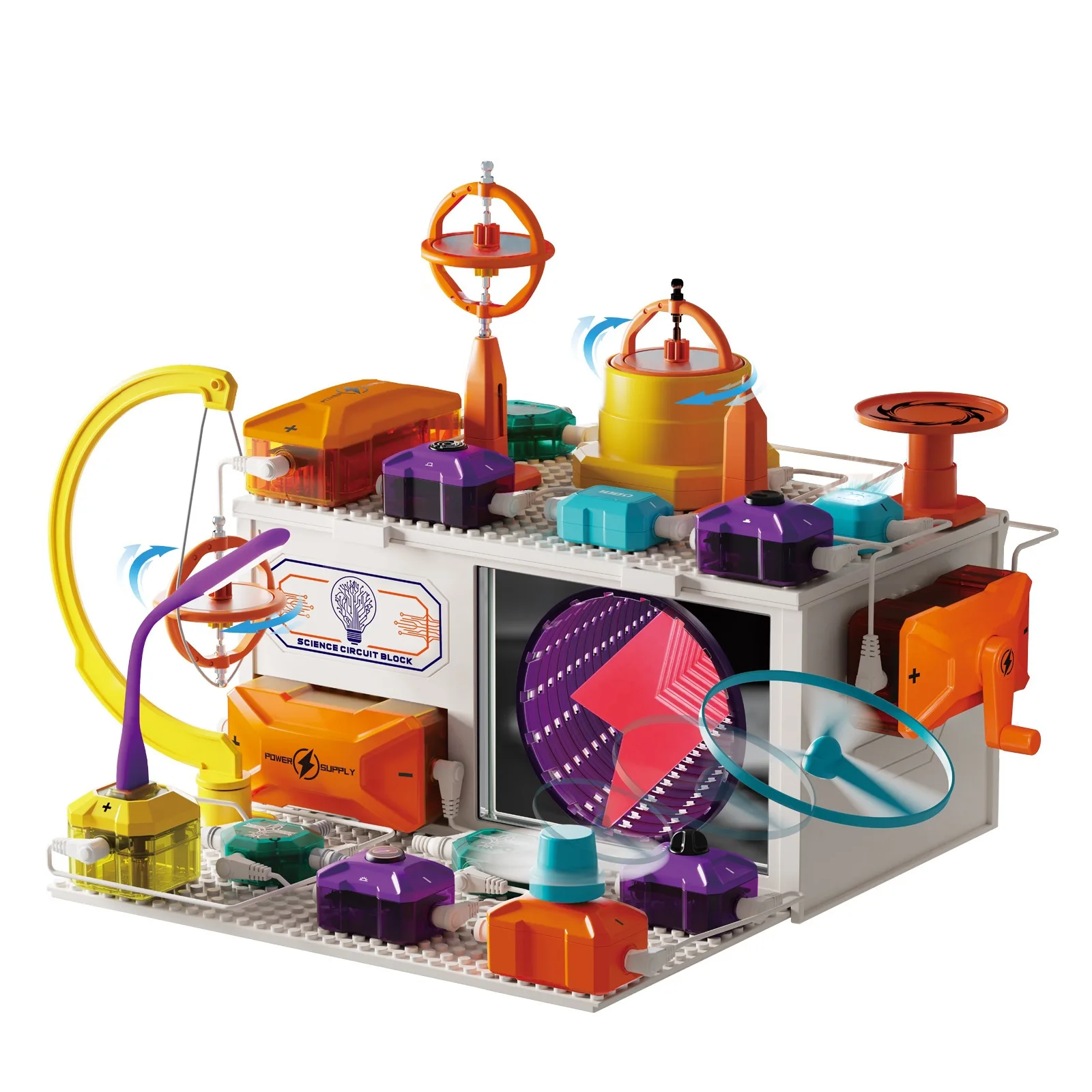 Elektronische technologie van de vierde orde Circuitbouwstenen Assemblage Natuurkunde Wetenschapsexperiment Verkenning Educatief speelgoed D4003