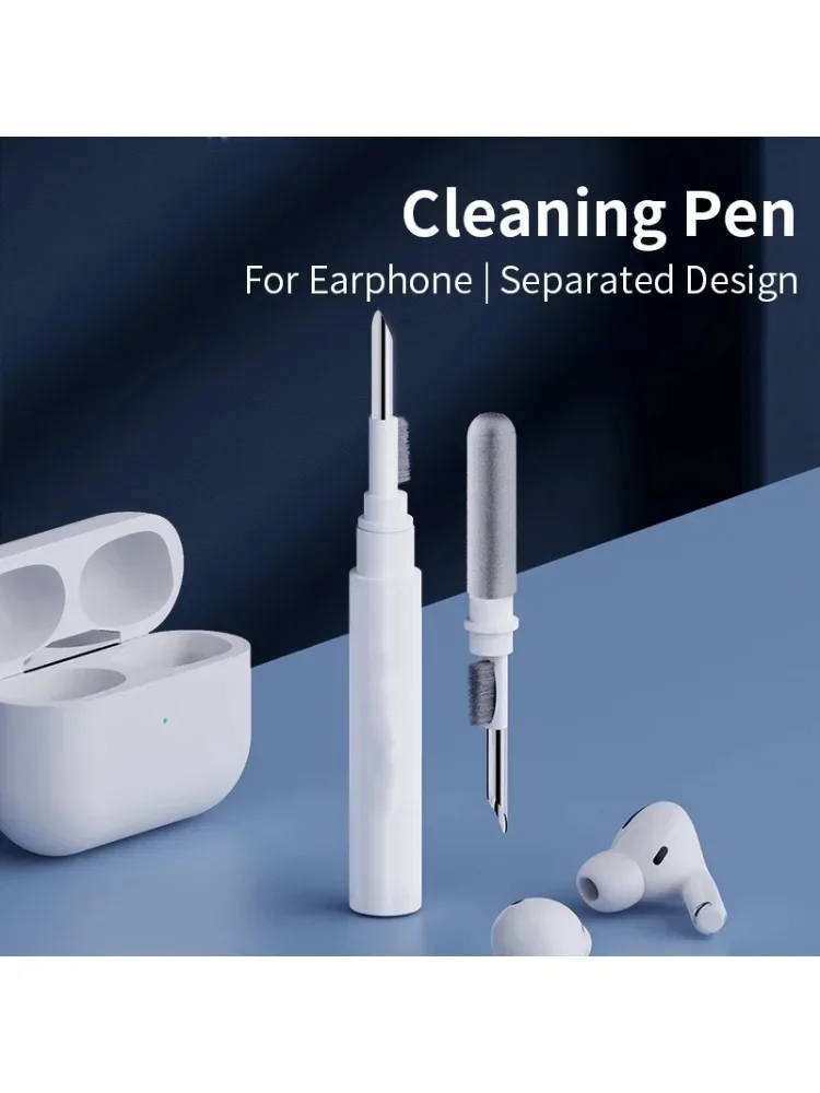 Stylo de nettoyage pour écouteurs Bluetooth à double tête, outils de nettoyage pour écouteurs Airpods, étui, kits de brosses pour Samsung Xiaomi Airdots Huawei