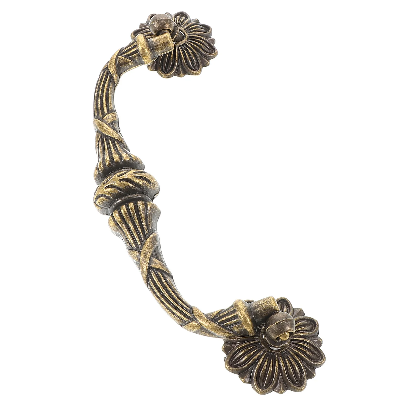 

Vintage Chinese Style Zinc Alloy Drawer Handle Decorative Pulls for Cabinets Wardrobe Dresser Unique Retro Furniture