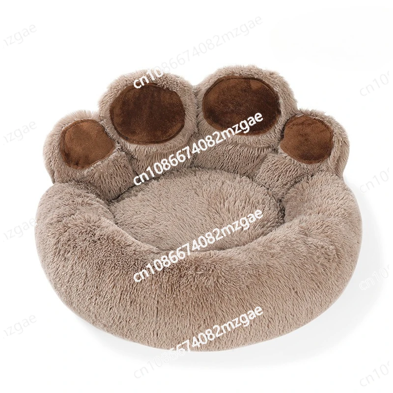

Bear claw shape pet sofa nest, four-season pet sleeping pad