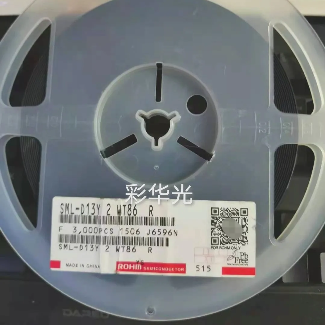 

50 шт./SML-D13Y2WT86 0603 (1608) Противотуманные желтые фары, светодиодные бусины высокой яркости