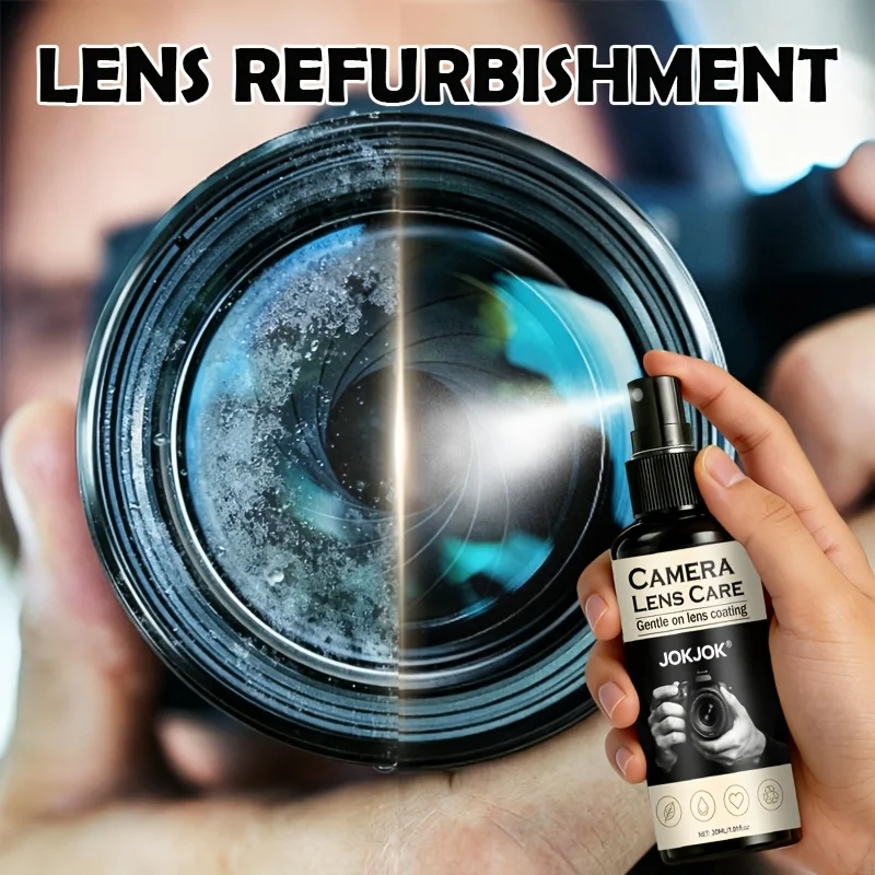 JOKJOK Lens Anti Fog Cleaner Spray Remove Fingerprint Oil Dust For Eyeglass Camera CCTV Car Rearview Optical Screen Care Liquid