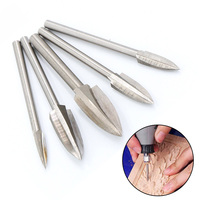 5PCS/Set Wood Carving And Engraving Drill Bit Milling Cutter Carving Root Tools Carving & Engraving Drill Bit Milling Cutter