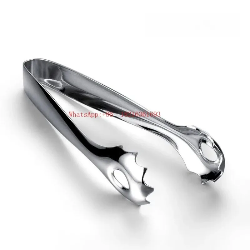 GOOD2026 High-end 304 Stainless Steel Ice Clip Ice Cube Non-slip Small Sugar Clip Food Tweezers