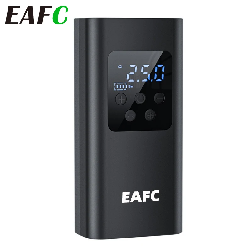 Compresseur d'air de voiture sans fil de gonfleur portatif avec la jauge numérique pour la boule de bateau de vélo de moto de voiture