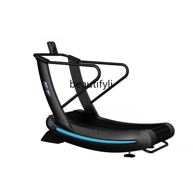 

Unpowered commercial treadmill gym, crawler arc magnetic control, fitness equipment