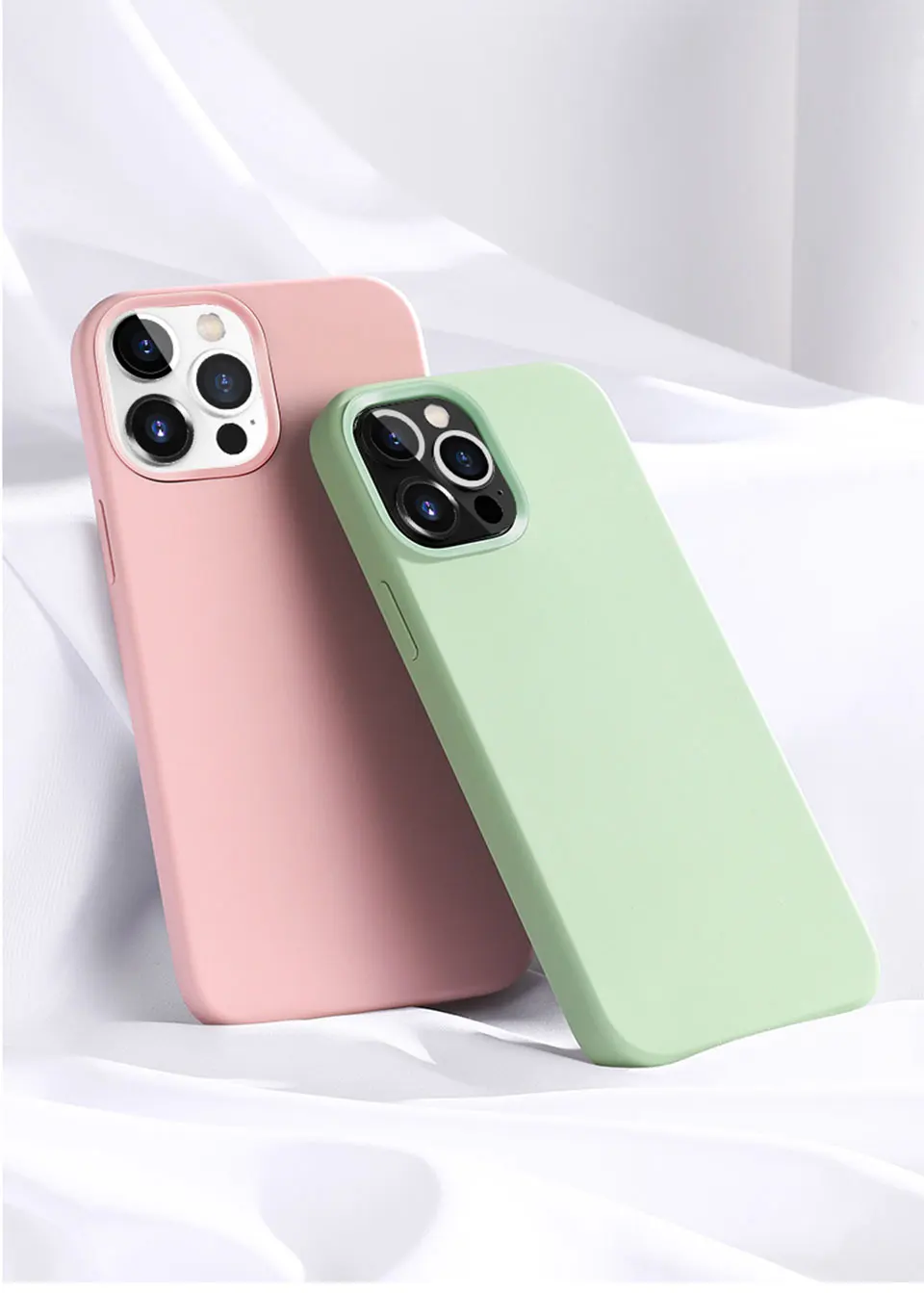 Luxuriöse Silikonhülle für iPhone 17 16 14 12 11 13 15 Pro Max Modische Stoßfeste Schutzhülle für Apple 17 Air 15 14 16 Plus Zubehör – Detail 8