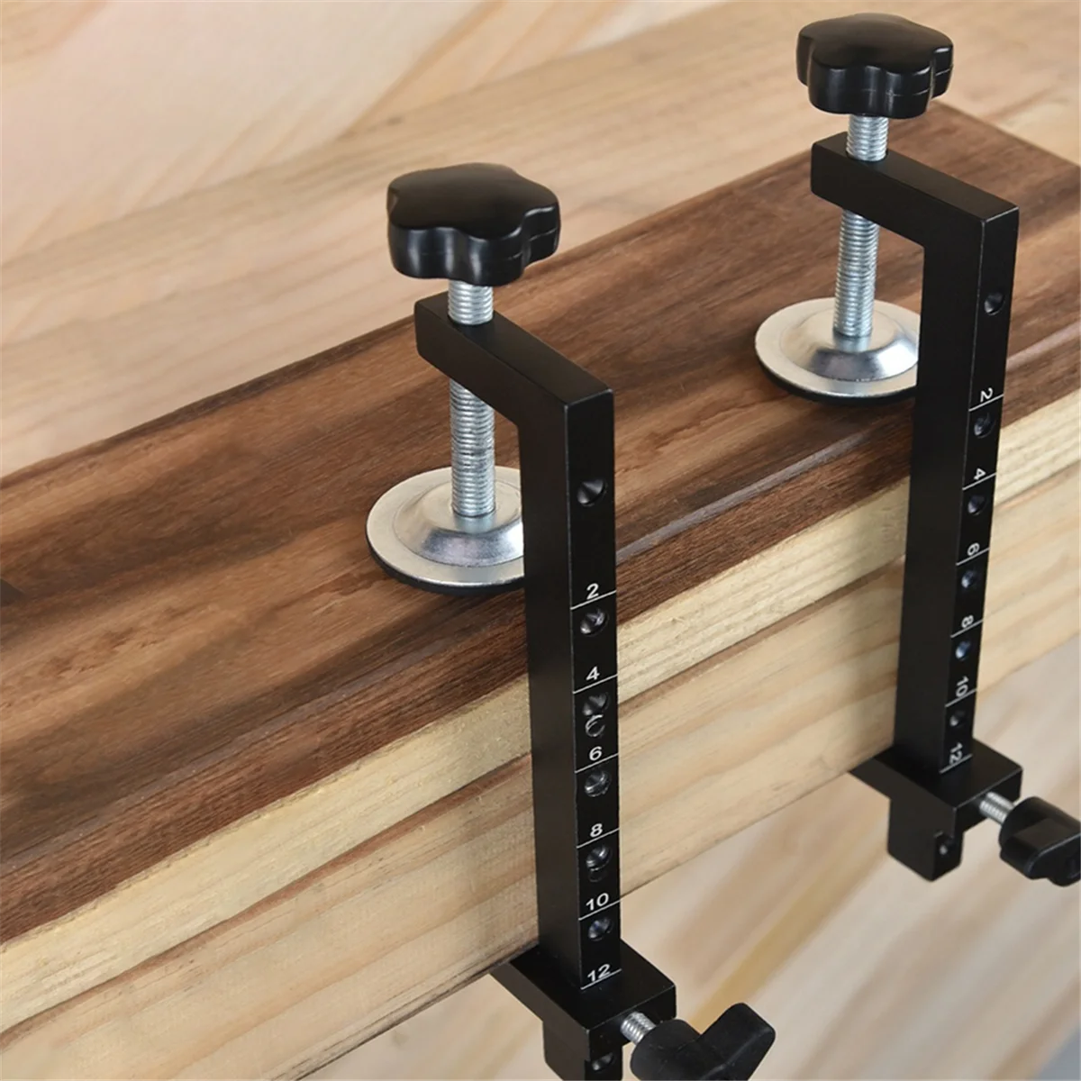 Pince en forme de G réglable en alliage d'aluminium, pince en forme de C, pince en F de bain, travail de calcul, pince de fixation en fibre, 2 pièces