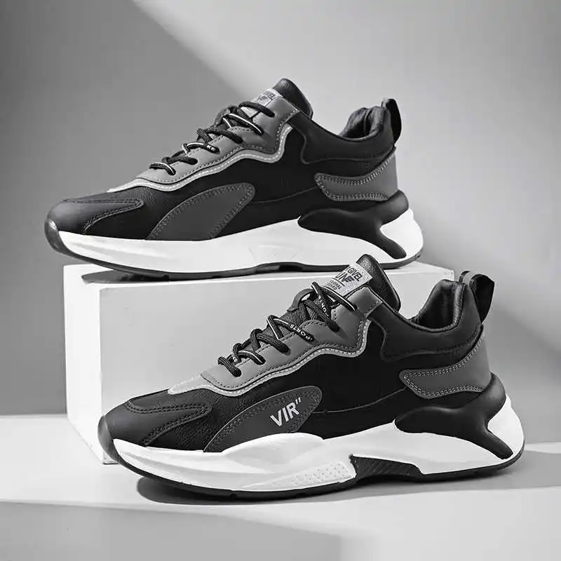 

Женская стильная обувь на толстой подошве, увеличивающая рост, вулканизированные уличные ботинки, женские кроссовки, женские спортивные кроссовки, высокая мода